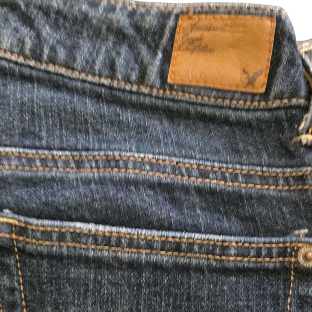 American Eagle Classic Blue Denim Jeans 00 - Picture 3 of 5